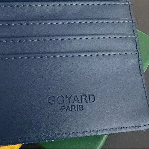 Fashion Blue Long Wallet Trifold Snap Closure - Picture 12 of 16